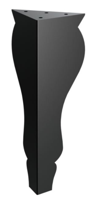 RMP Nábytková noha Iris 30 cm čierna NOHA013/30