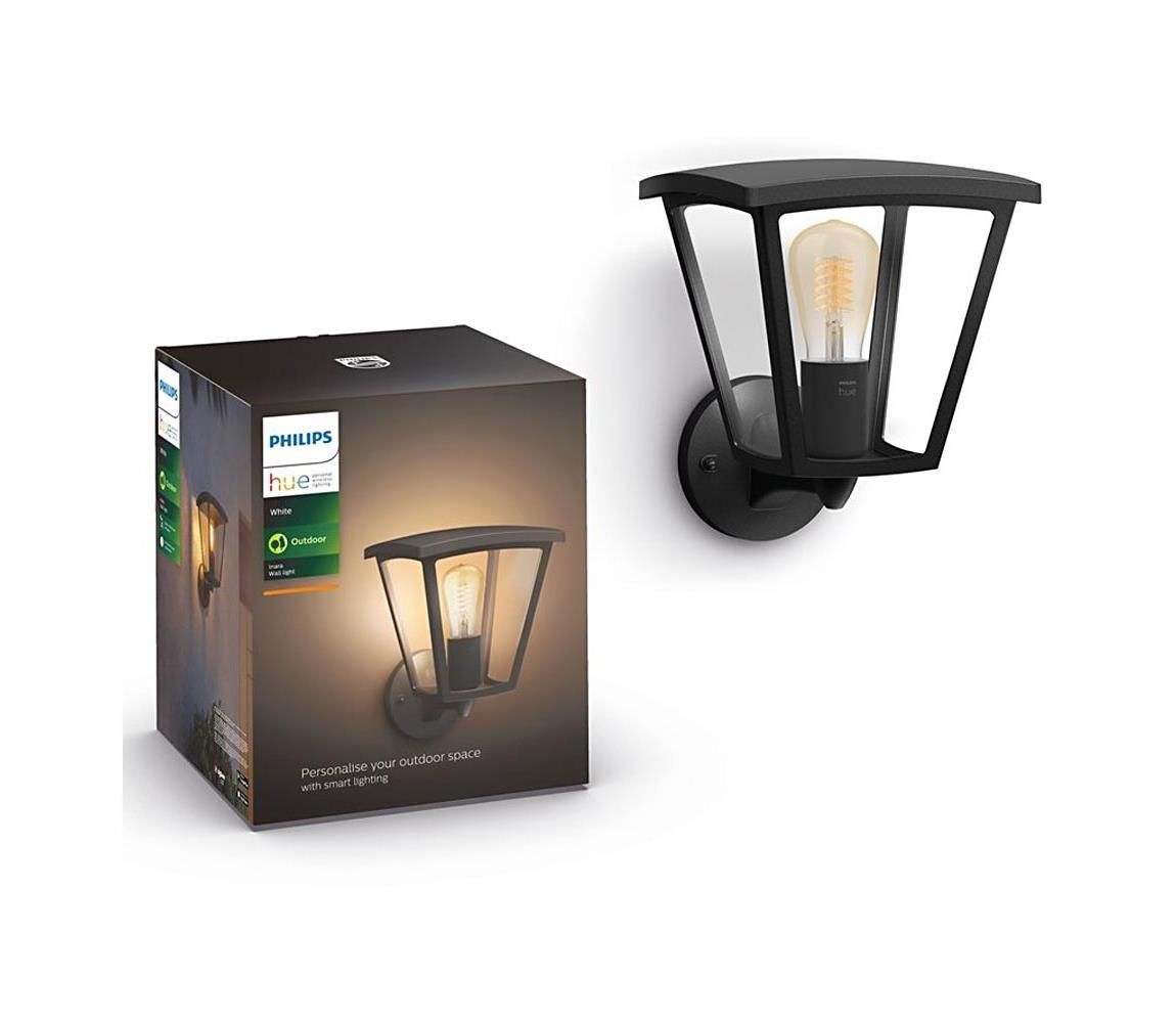 Philips - Vonkajšie nástenné svietidlo INARA Hue 1xE27/7W/230V Wi-Fi IP44