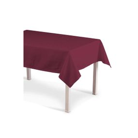 Dekoria Obrus na stôl obdĺžnikový, slivková, 130 × 210 cm, Cotton Panama, 702-32