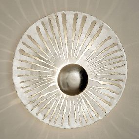 Holländer Nástenné LED svietidlo Pietro, okrúhle, strieborné, Obývacia izba / jedáleň, železo, G4, 1.5W
