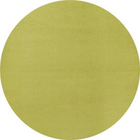 Hanse Home Collection koberce Kusový Koberec Fancy 103009 Grün - zelený kruh - 133x133 (priemer) kruh cm