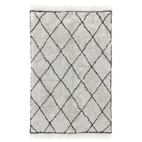 Tkaný bavlnený koberec s diamantovým vzorom Diamond - 120 * 180 cm