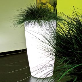 degardo Deko lampa Rovio IV rastlinná, biela priesvitná, polyetylén, E27, 11W, K: 90cm