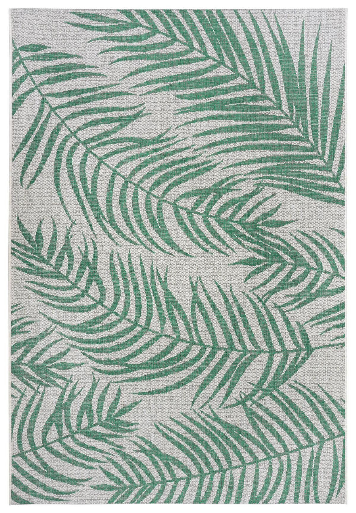 NORTHRUGS - Hanse Home koberce Kusový koberec Jaffa 105246 Emerald green Cream - 140x200 cm