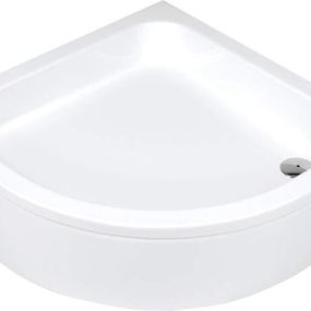 DEANTE - plus II biela - Akrylátová sprchová vanička, polguľatá, 90 cm KTU_031B