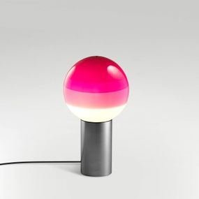 Marset MARSET Dipping Light S stolová lampa ružová/grafit, Obývacia izba / jedáleň, sklo, kov, 8.6W, K: 36cm