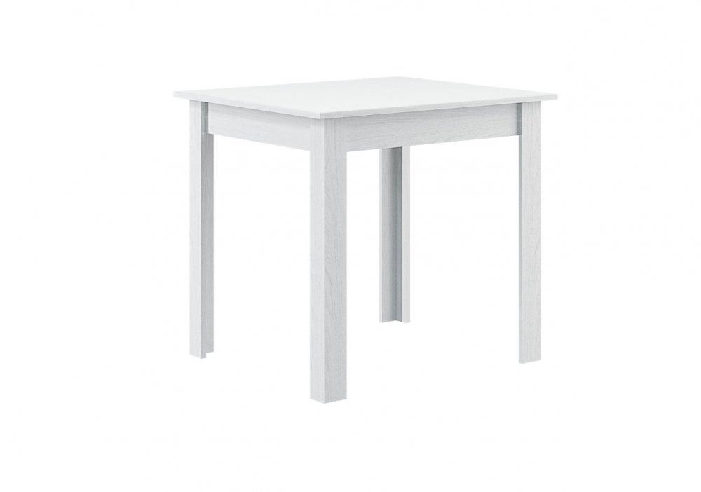 VerDesign, VALENT jedálenský stôl 80x80-biele drevo LTD