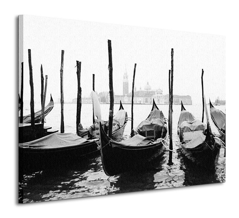 Wenecja, gondole - Obraz na płótnie CD0106