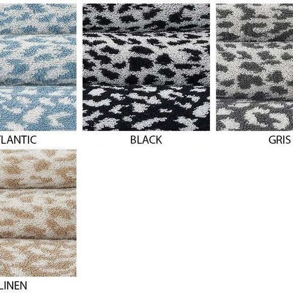 Abyss & Habidecor Modré ručníky Zimba ze 100% egyptské bavlny - 309 (Atlantic), Velikost 100x150 cm