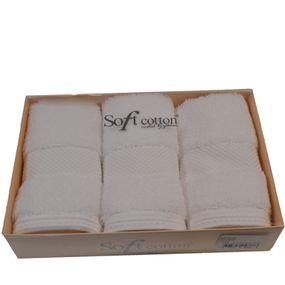 Soft Cotton Darčeková sada malých uterákov DELUXE. Darčekový set malých uterákov DELUXE 32x50 cm z modalového vlákna. Uteráky s vysokou gramážou, u ktorých platí pravidlo, že pojmou až 5x toľko vody, ako sám váži v suchom stave! Biela