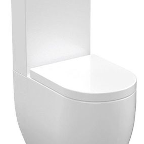 KERASAN - FLO WC kombi, spodný/zadný odpad, biela WCSET11-FLO