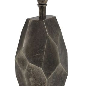 Granitová antik kovová základňa k lampe Camy pearl - 18 * 15 * 35cm / E27