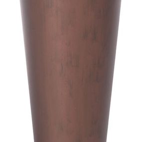 Kvetináč s vložkou TUBUS Slim Corten 400x762 mm, medený vzhľad