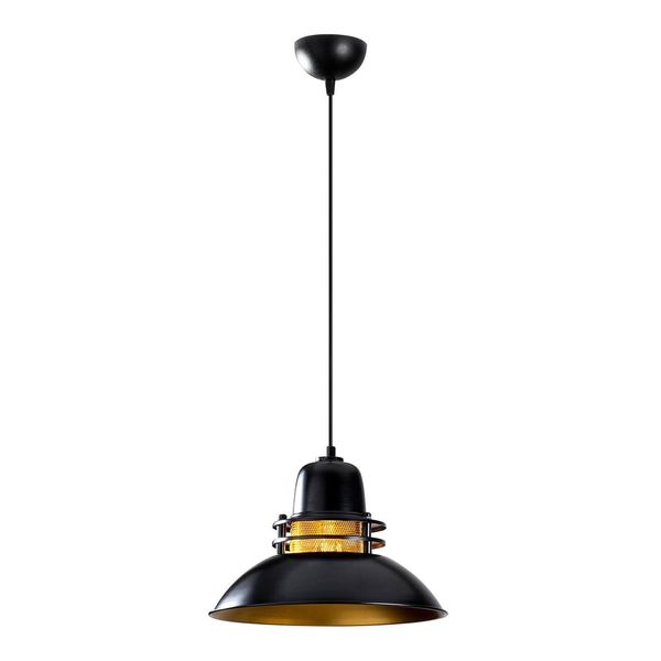 Čierne závesné svietidlo Opviq lights Berceste, ø 34 cm