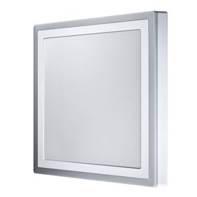 LEDVANCE LED Color+white square stropná lampa 40cm, Obývacia izba / jedáleň, hliník, PMMA, 38W, L: 40 cm, K: 40cm