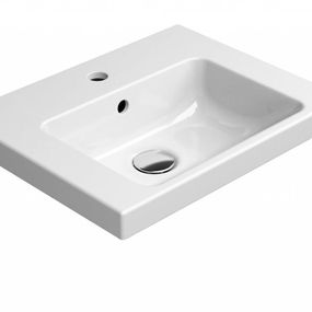 GSI - NORM keramické umývadlo 50x40 cm, biela ExtraGlaze 8638111