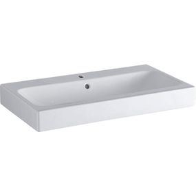 Geberit iCon - Umývadlo 750x485 mm, otvor na batériu, s prepadom, biela 124575000