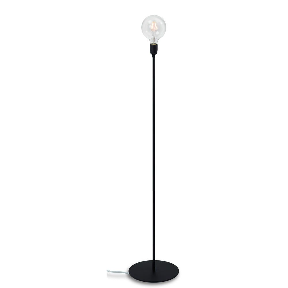 Čierna stojacia lampa Sotto Luce Uno