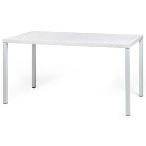Záhradný stôl Nardi Cube 140x80 cm biely
