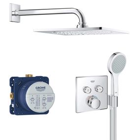 Grohe Grohtherm SmartControl - Sprchová súprava Perfect s podomietkovým termostatom, 254 mm, chróm 34742000