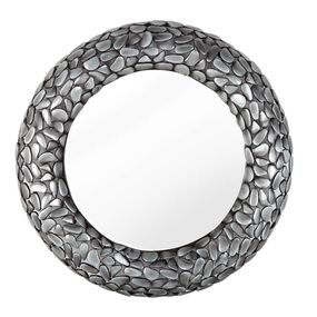 Dizajnové nástenné zrkadlo Mauricio II 82 cm sivé