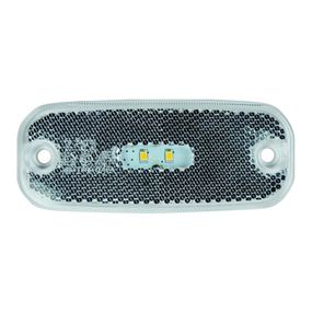 LED Obrysové svietidlo SINGLE LED/0,2W/12-24V IP67 strieborná