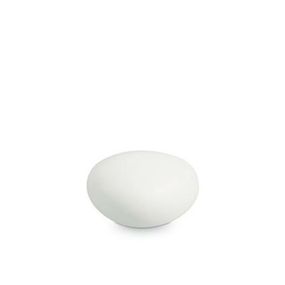 Venkovní stojací lampa Ideal Lux Sasso PT1 D25 White 161754 G9 1x15W 25cm bílá