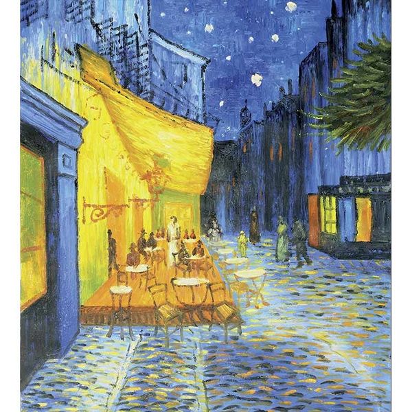 MS-3-0251 Vliesová obrazová fototapeta Cafe Terrace - Vincent Van Gogh, veľkosť 225 x 250 cm