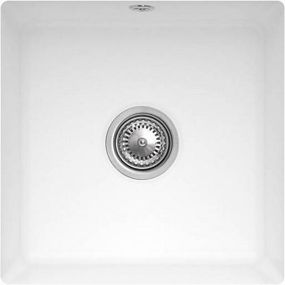 VILLEROY & BOCH VILLEROY & BOCH - Keramický drez Subway 50 SU Stone white podstavný 440 x 440 bez excentra 332501RW