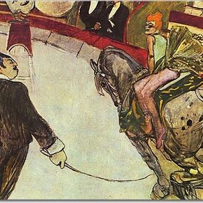 Reprodukcie Henri de Toulouse-Lautrec  - At the Circus Fernando, the rider zs16825