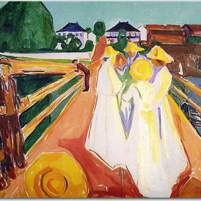 Women on the Bridge Obraz Munch zs16695