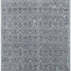 Diamond Carpets koberce Ručne viazaný kusový koberec Diamond DC-M 5 Light grey / aqua - 275x365 cm