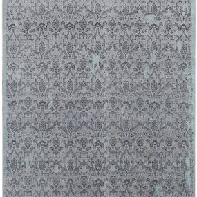 Diamond Carpets koberce Ručne viazaný kusový koberec Diamond DC-M 5 Light grey / aqua - 180x275 cm