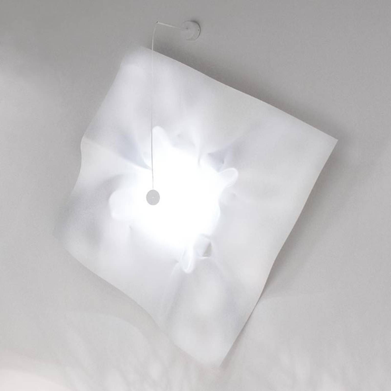 Knikerboker Crash nástenné LED svetlo 100 cm biele, Obývacia izba / jedáleň, oceľ, 10W, P: 100 cm, L: 100 cm