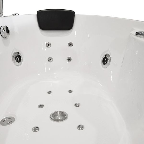 M-SPA - Kúpeľňová vaňa s hydromasážou 636 pre 2 osoby 135 x 135 x 63 cm