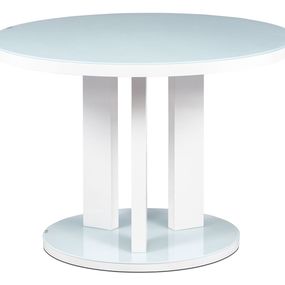 AUTRONIC jedálenský stôl AT-4004 WT, pr. 108 cm