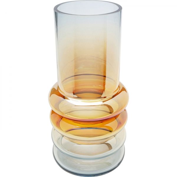 KARE Design Skleněná váza Phenom - vícebarevná, 30cm