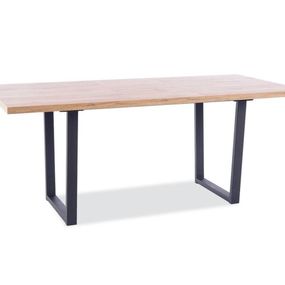 Jedálenský stôl Signal VITO dub wotan/čierna