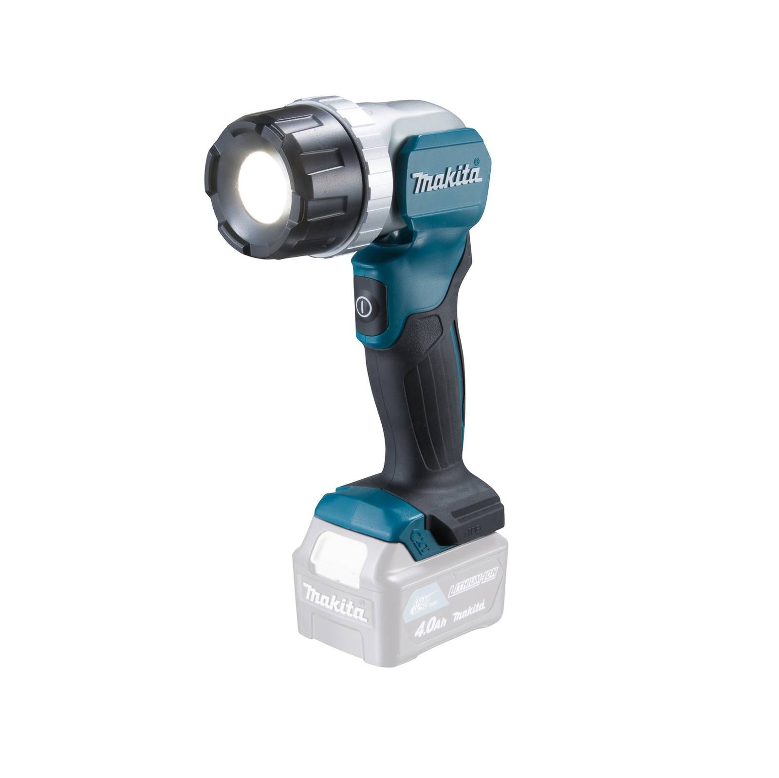 Makita ML106 LED na baterku, lampáš 12V sklápacia, plast, hliník, 4.9W, P: 29 cm, L: 6.6 cm, K: 9.3cm