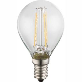 LED žiarovka Led bulb 10589-2 (nikel + priehľadná)