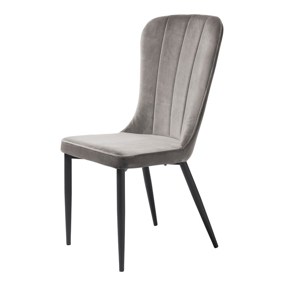 Sivá jedálenská stolička Unique Furniture Hudson