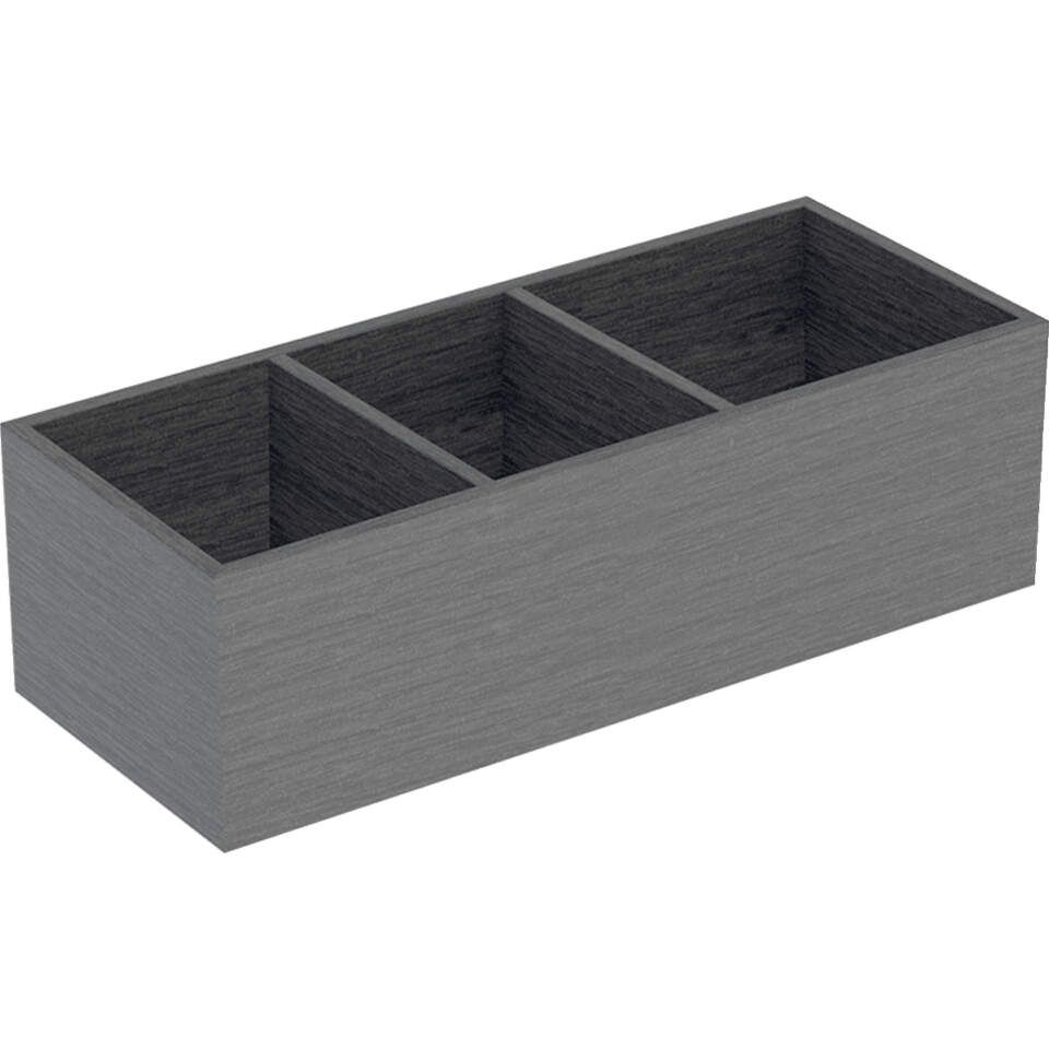 Geberit VariForm - Organizér do zásuvky 180x143x373 mm, tmavo sivá 501.157.00.1