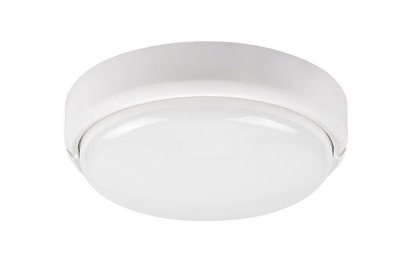 RABALUX 7406 Hort exteriérové stropné/nástenné svietidlo LED D190mm 15W/1300lm 4000K IP54 biela