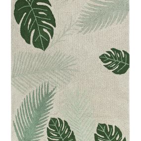 Lorena Canals koberce Ručne tkaný kusový koberec Tropical Green - 140x200 cm