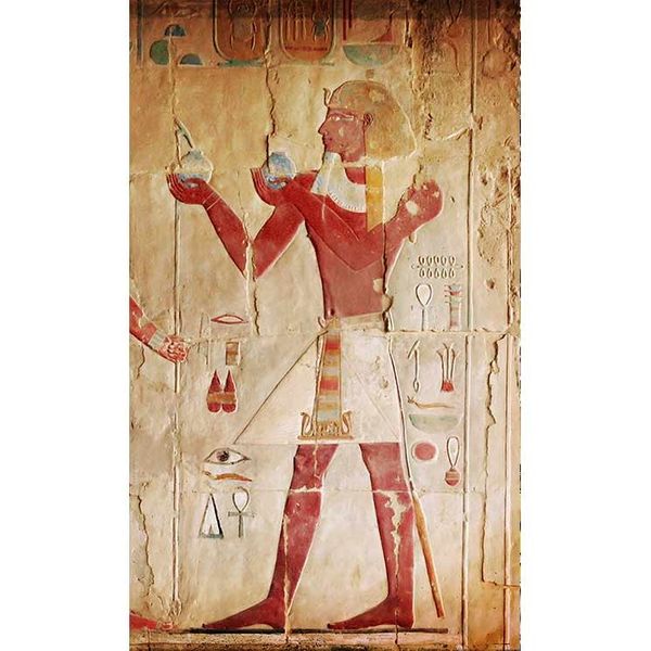 MS-2-0052 Vliesová obrazová fototapeta Egypt Painting, veľkosť 150 x 250 cm