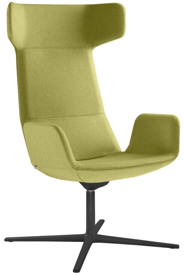 LD SEATING Designové kreslo FLEXI LOUNGE,FL-XLBR-RA-N1, hupací mechanika