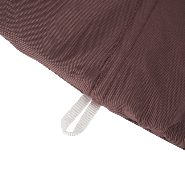 Závesné hojdacie kreslo, sivohnedá TAUPE, KLORIN NEW TYP 2 BIG SIZE CACOON HAMMOCK