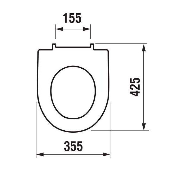 Jika Lyra Plus Klozetové sedadlo s poklopom, duroplast H8933843000631