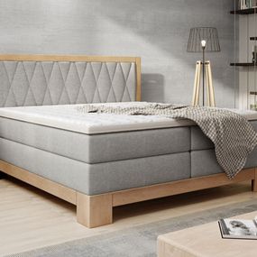 Boxspring posteľ massiv wood LANDO