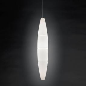 Foscarini Havana závesná lampa, Obývacia izba / jedáleň, vstrekovaný polyetylén, kov, E27, 105W, K: 130cm